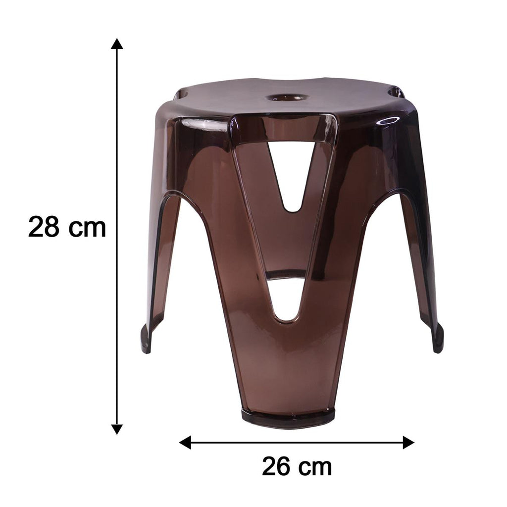 Plastic Sitting Stool Lightweight & Multipurpose Design for Home & Outdoor - Detail View 6