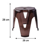 Plastic Sitting Stool Lightweight & Multipurpose Design for Home & Outdoor - Detail View 6