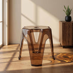 Plastic Sitting Stool Lightweight & Multipurpose Design for Home & Outdoor - Detail View 7