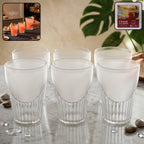 Unbreakable Plastic Juice Glass Set Safe & Stylish Drinkware for Home - Front View