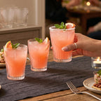 Unbreakable Plastic Juice Glass Set Safe & Stylish Drinkware for Home - Detail View 7