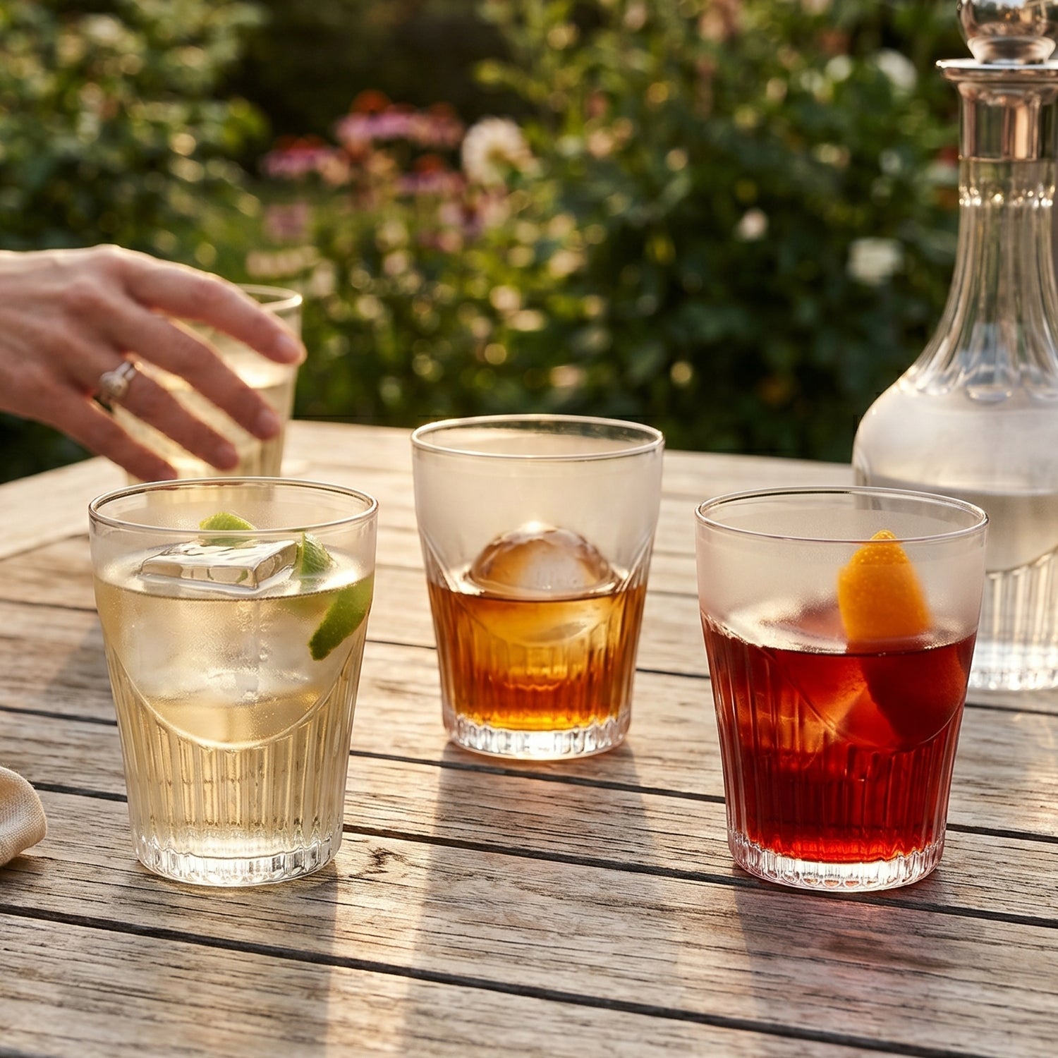 Unbreakable Plastic Juice Glass Set Safe & Stylish Drinkware for Home - Detail View 8