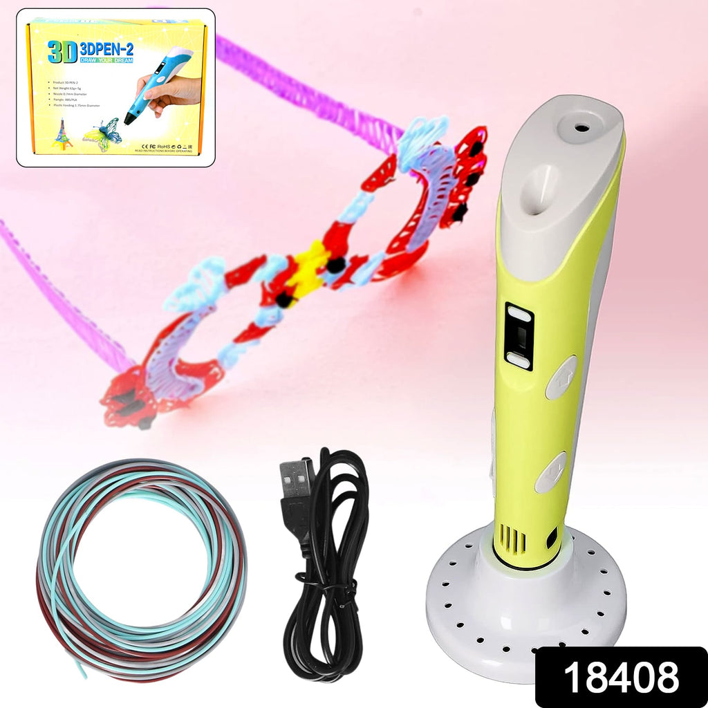 3D Printing Pen Easy Drawing Tool for Kids & Adults | Mind Craze - Side View