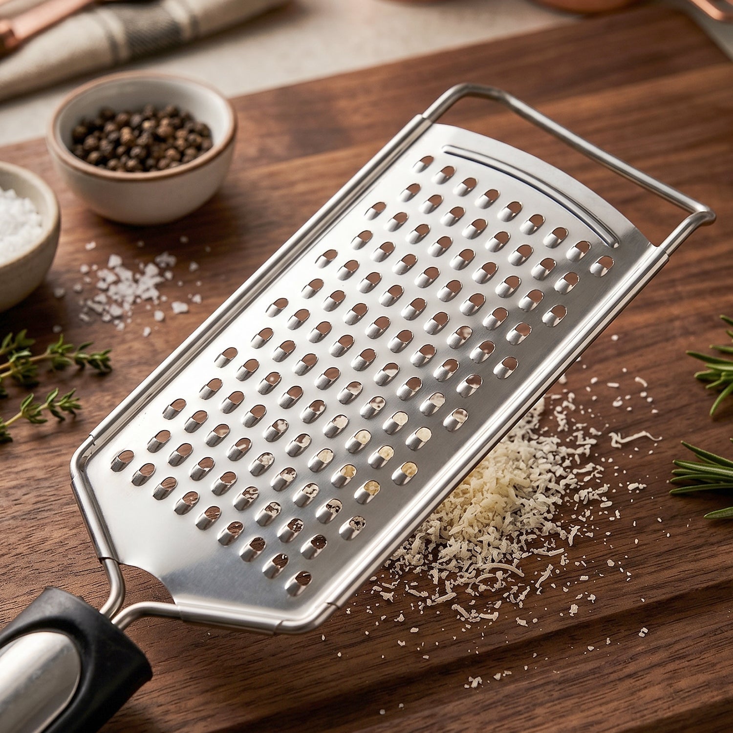Stainless Steel Cheese Grater Compact & Easy to Store for Kitchen Use - Detail View 7