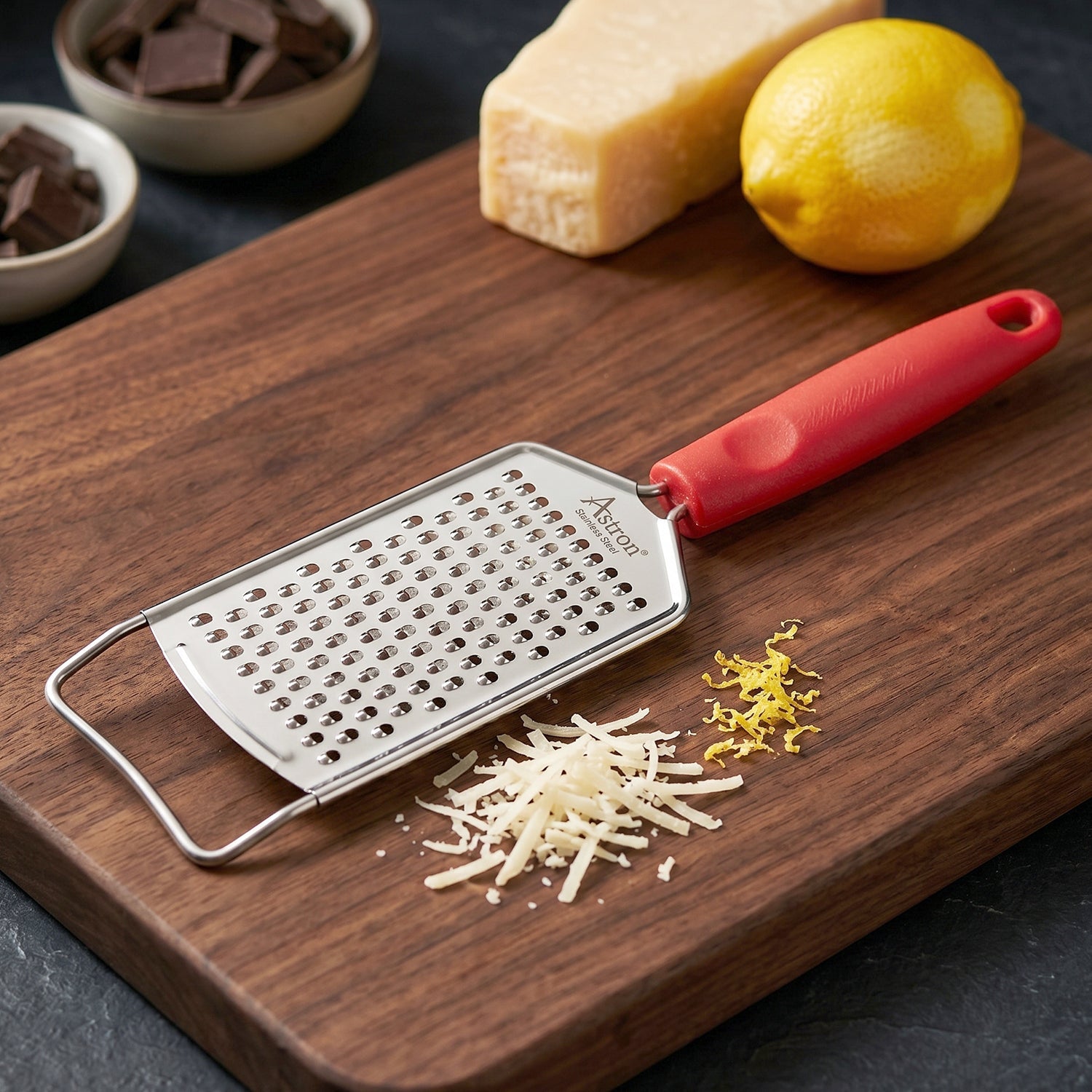 Kitchen Grater Multipurpose Stainless Steel Design for Easy Food Prep - Front View