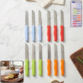 Kitchen Knife Set Sharp, Durable & Colour-Coded for Daily Use