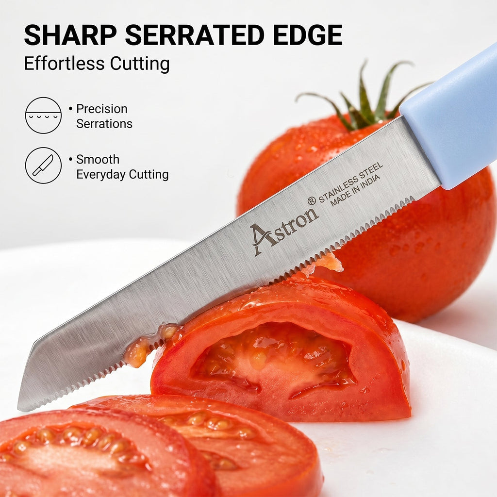Kitchen Knife Set Sharp, Durable & Colour-Coded for Daily Use - Detail View 7