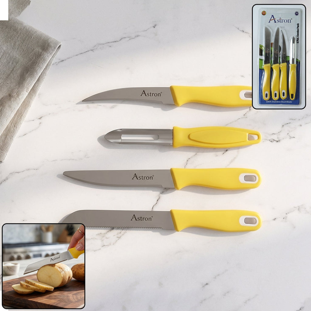 Kitchen Knife Set Durable & Sharp for Everyday Cooking