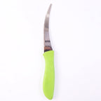 Kitchen Utility Knife Sharp, Curved Serrated Blade for Precise Cutting - Detail View 5