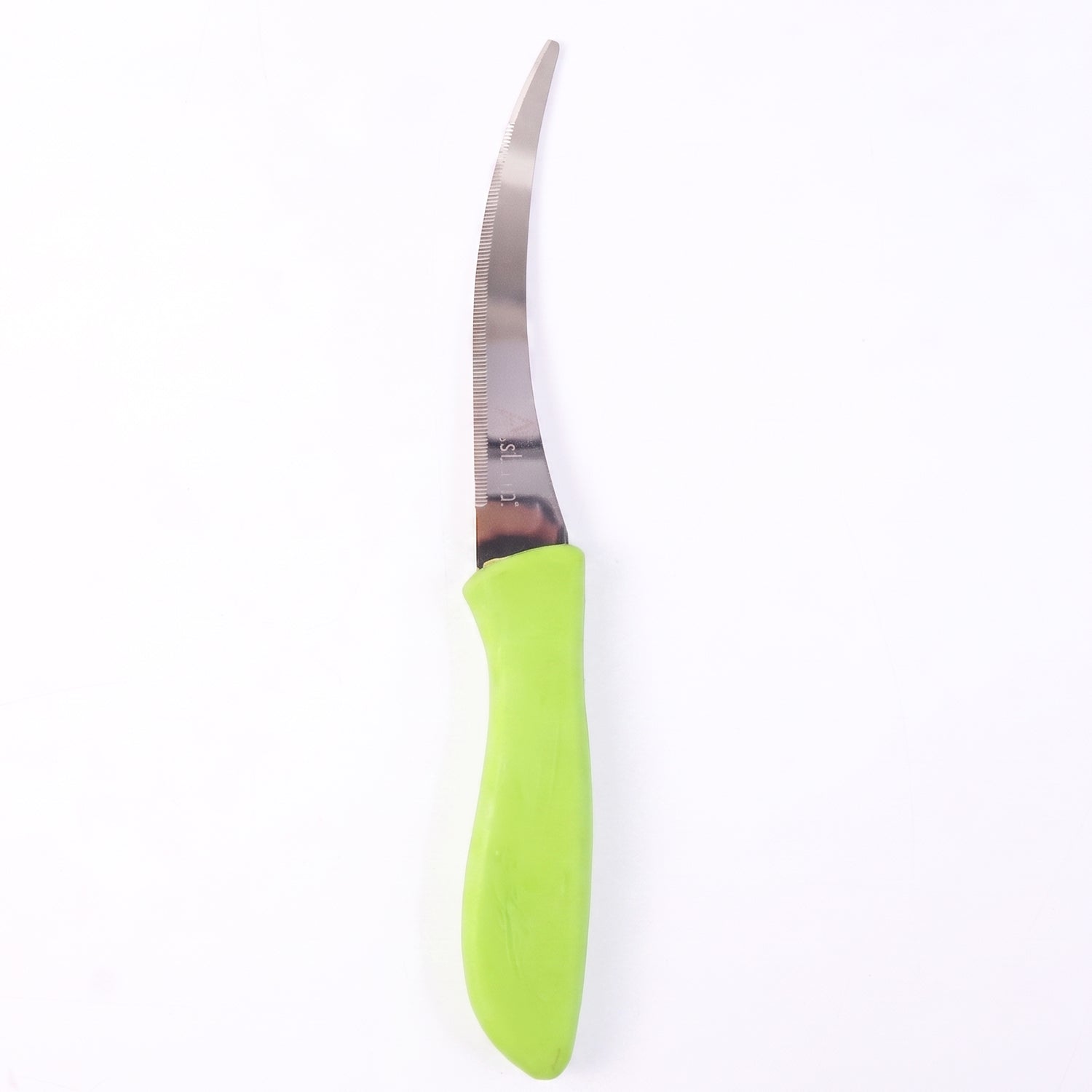 Kitchen Utility Knife Sharp, Curved Serrated Blade for Precise Cutting - Detail View 5