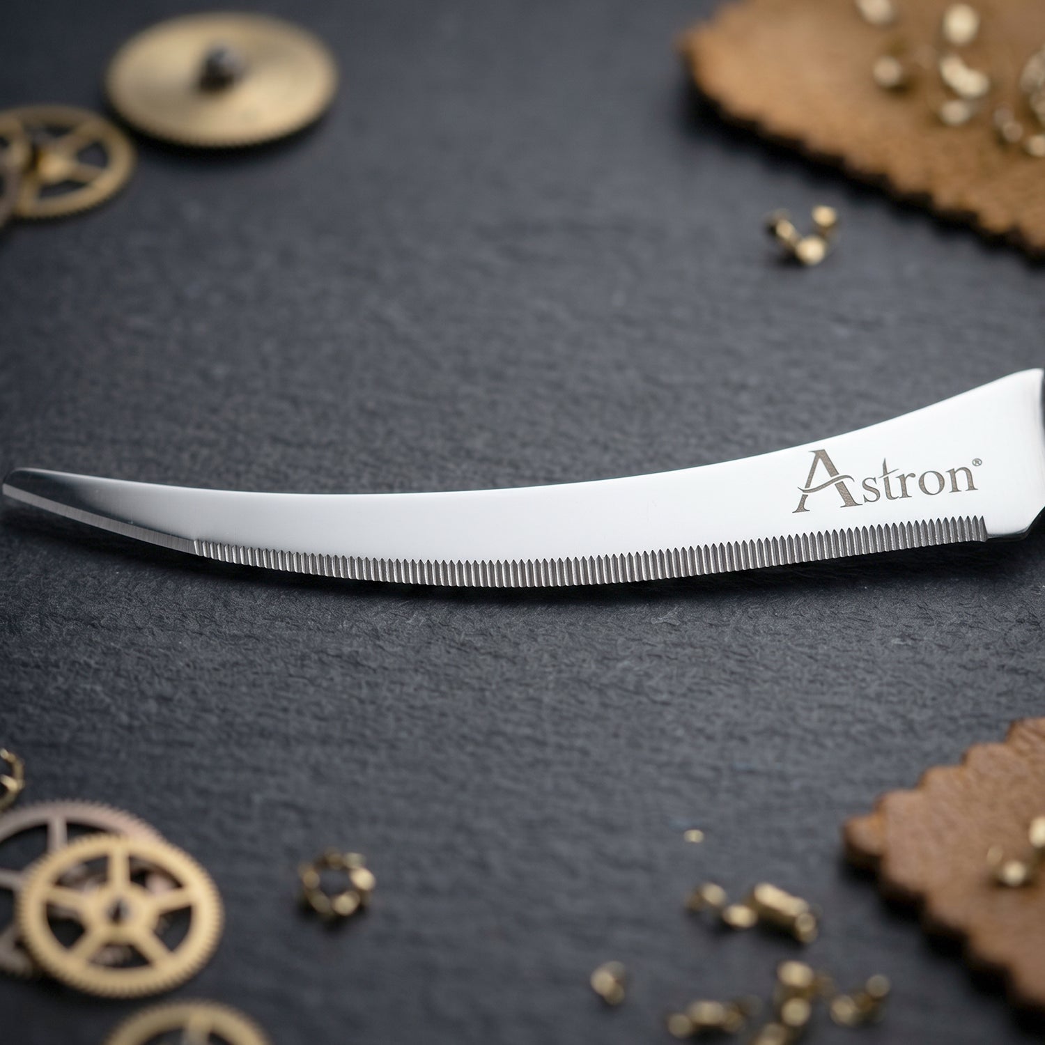 Kitchen Utility Knife Sharp, Curved Serrated Blade for Precise Cutting - Detail View 7