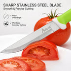 Kitchen Utility Knife Sharp Stainless Steel Blade & Ergonomic Handle - Detail View 7