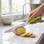 Kitchen Utility Knife Sharp Stainless Steel Blade & Ergonomic Handle - Detail View 8