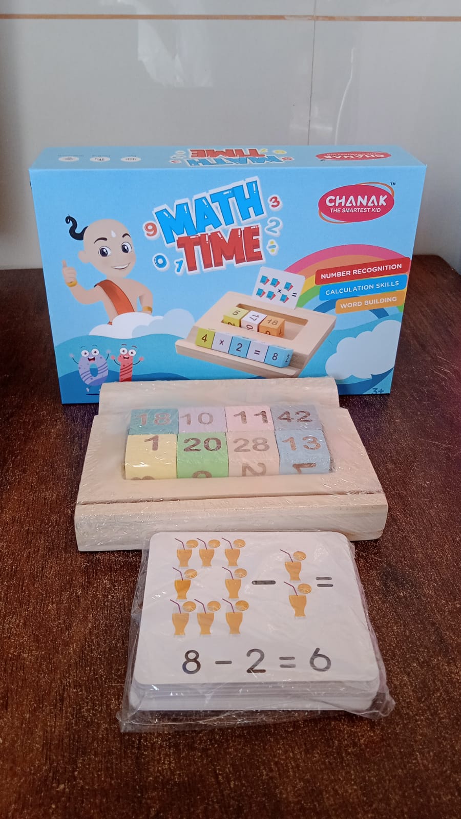 ALVENZA Wooden Math Game for Kids – Early Learning Educational Toy | Aditi