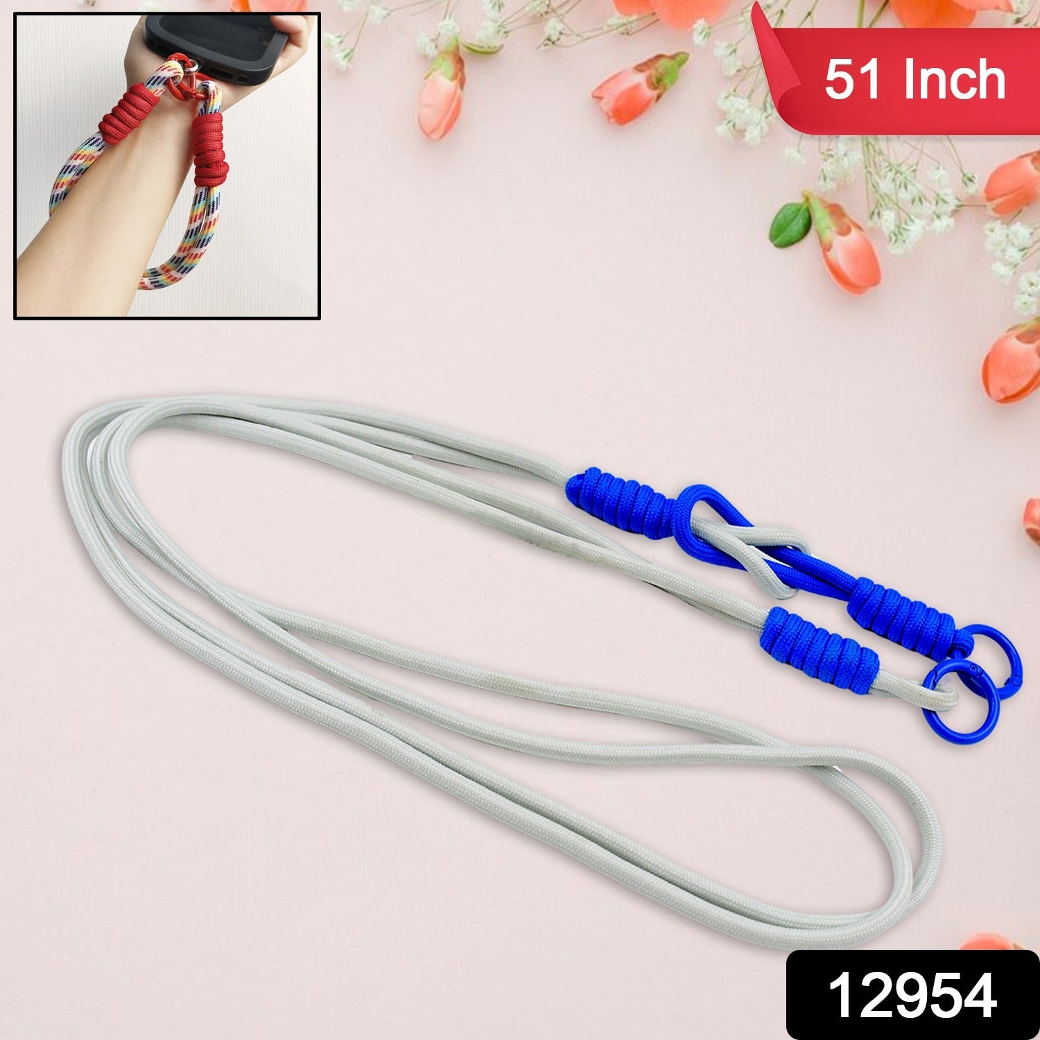 Universal Phone Lanyard Cross-body & Hands-free | Mobilon - Front View
