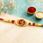 ALVENZA Spiritual Om Rakhi – Auspicious Sacred Protection for Brothers