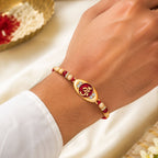 ALVENZA Spiritual Om Rakhi – Auspicious Sacred Protection for Brothers