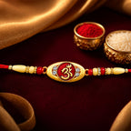 ALVENZA Spiritual Om Rakhi – Auspicious Sacred Protection for Brothers
