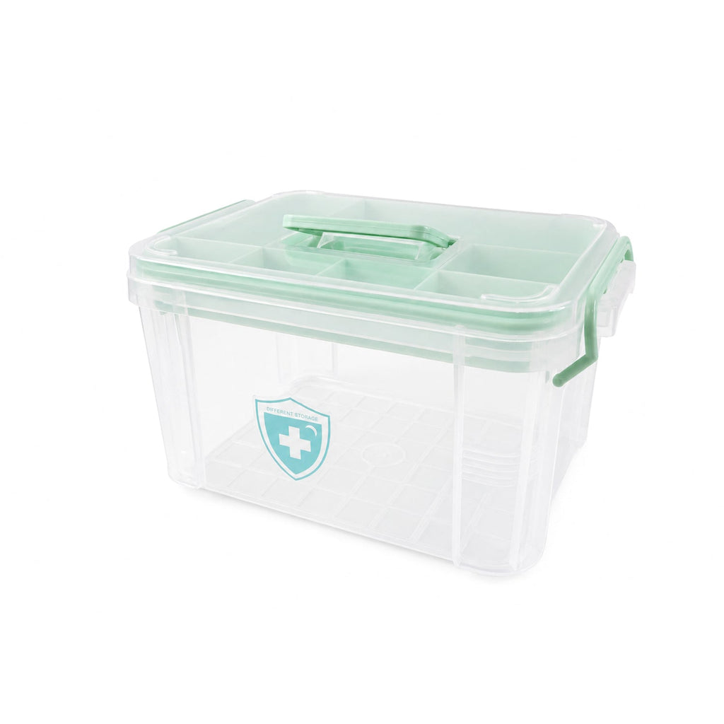 Plastic Medicine Storage Box – Secure Locking & Portable Design