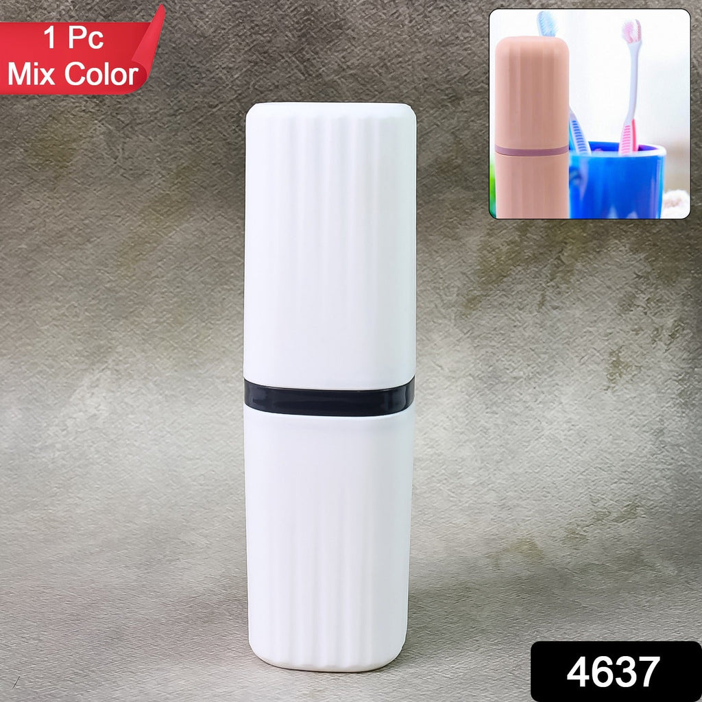 Travel Toothbrush Case Hygienic & Portable Holder | BrushedUp - Side View