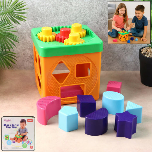 ALVENZA Shape Sorter Toy for Toddlers – Spin, Match & Learn Activity