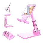 ALVENZA Adjustable Phone Stand – 3-Way Desk Mobile Holder with Mirror | Deskrova