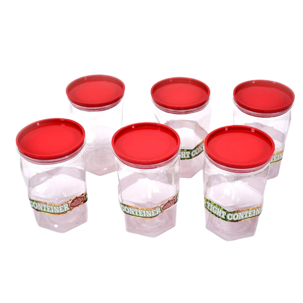 ALVENZA Air Tight Kitchen Storage Container – 1100ml Set of 6 | Velvet Wheels