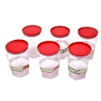 ALVENZA Air Tight Kitchen Storage Container – 1100ml Set of 6 | Velvet Wheels