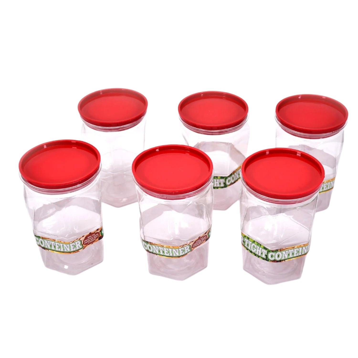 ALVENZA Air Tight Kitchen Storage Container – 1100ml Set of 6 | Velvet Wheels