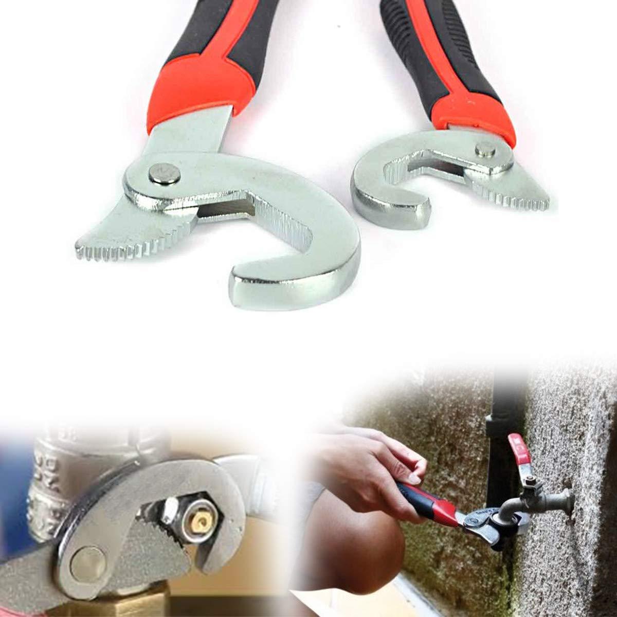 ALVENZA Adjustable Wrench Set – Universal Snap Grip 2-Pc | BoltForce