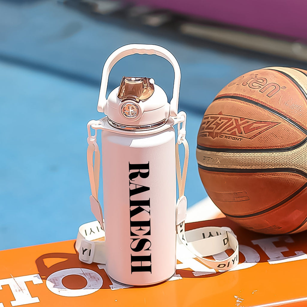 ALVENZA Personalized Stainless Steel Water Bottle – 1000ml Insulated | CustomSpot
