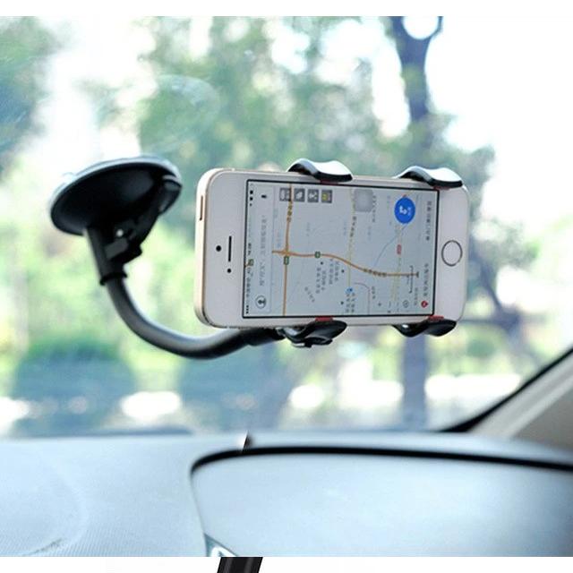 ALVENZA Car Phone Holder – Universal Long Arm Flexible Mount | Indo Glow