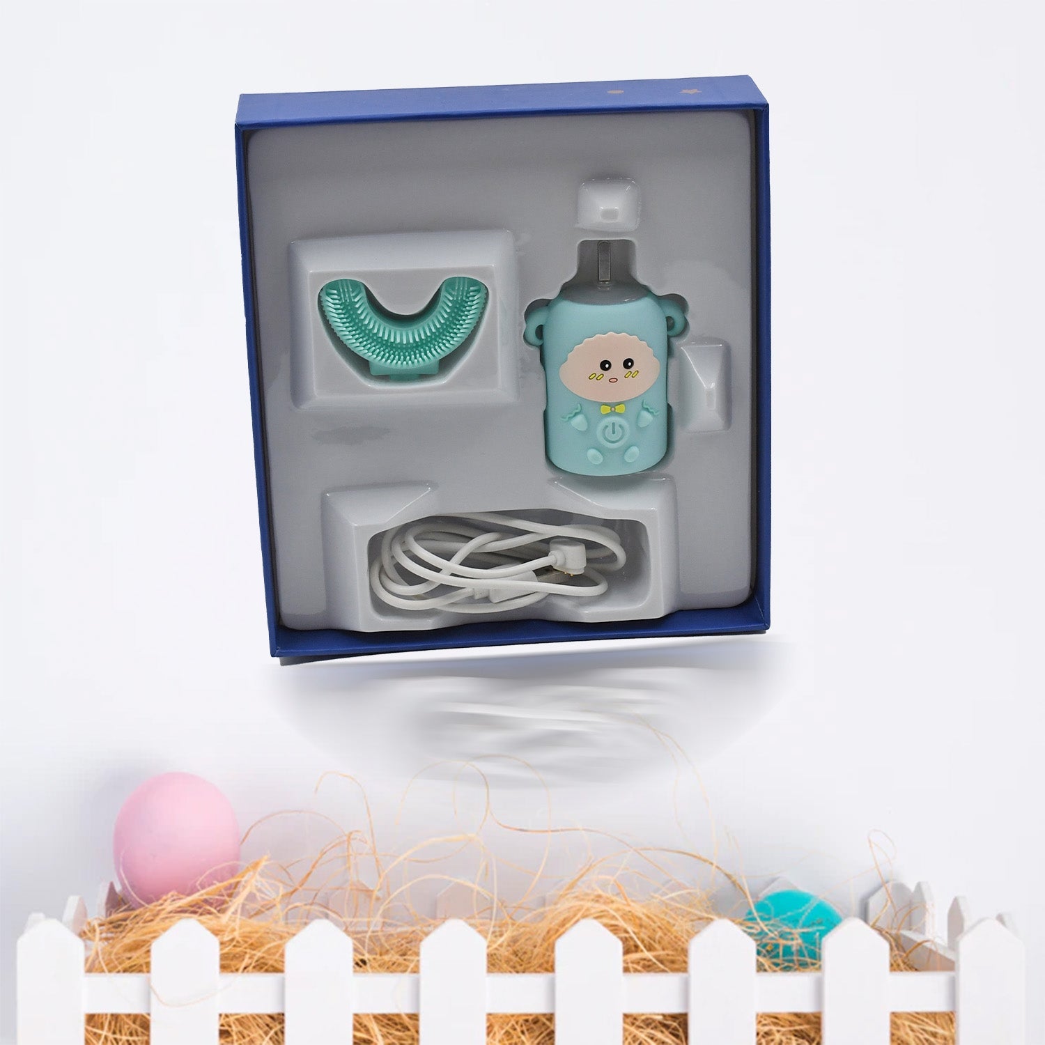 Kids Electric Toothbrush – U-Shaped, Light & Music | MintGuard