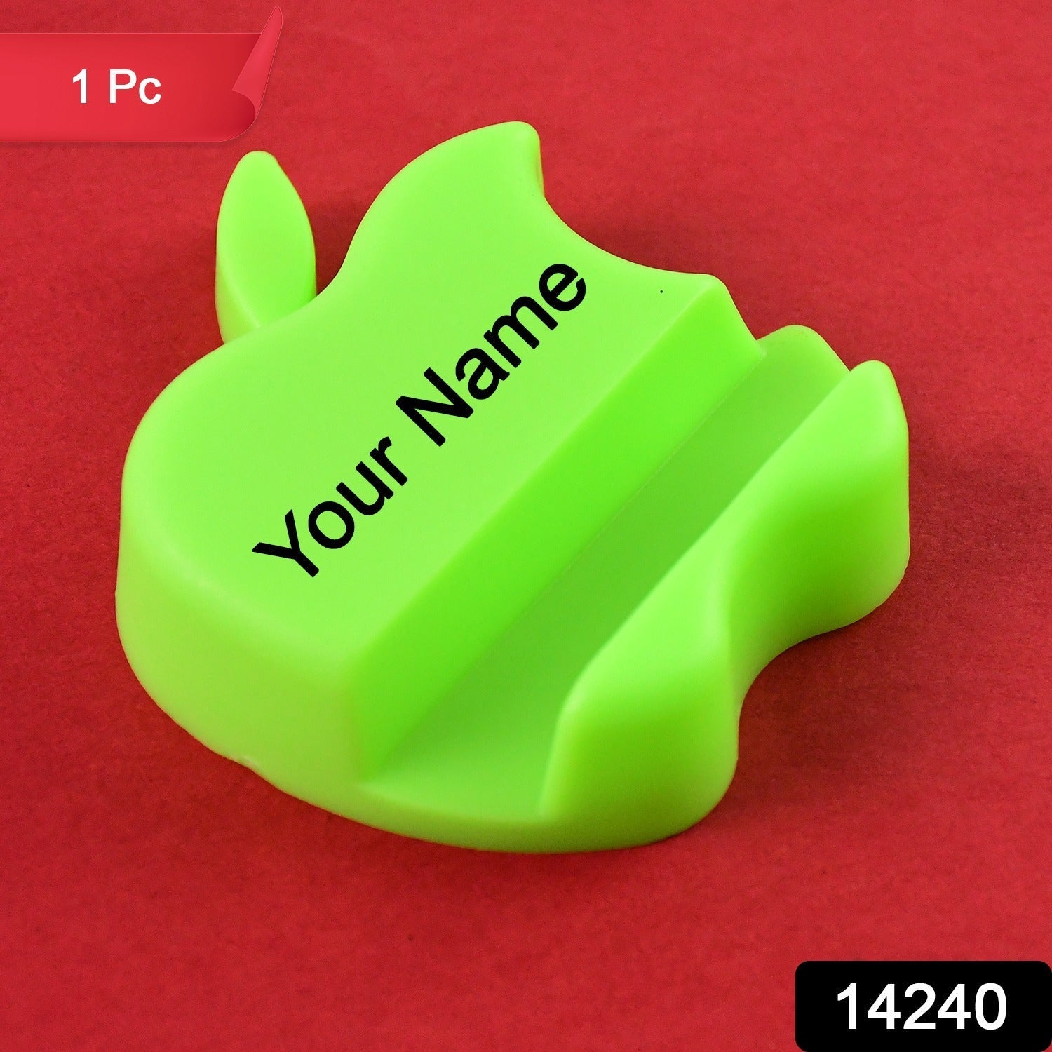 ALVENZA Apple Shape Mobile Phone Holder – Compact Plastic Stand
