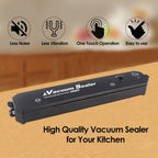 Vacuum Sealer Machine Automatic Food Preservation System | Tidy Table - Front View