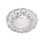 Crystal Glass Ashtray Round Cigar & Cigarette | Styleva - Detail View 7