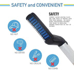 Men's Hair & Beard Straightener – Quick Styling Comb | BraveVault