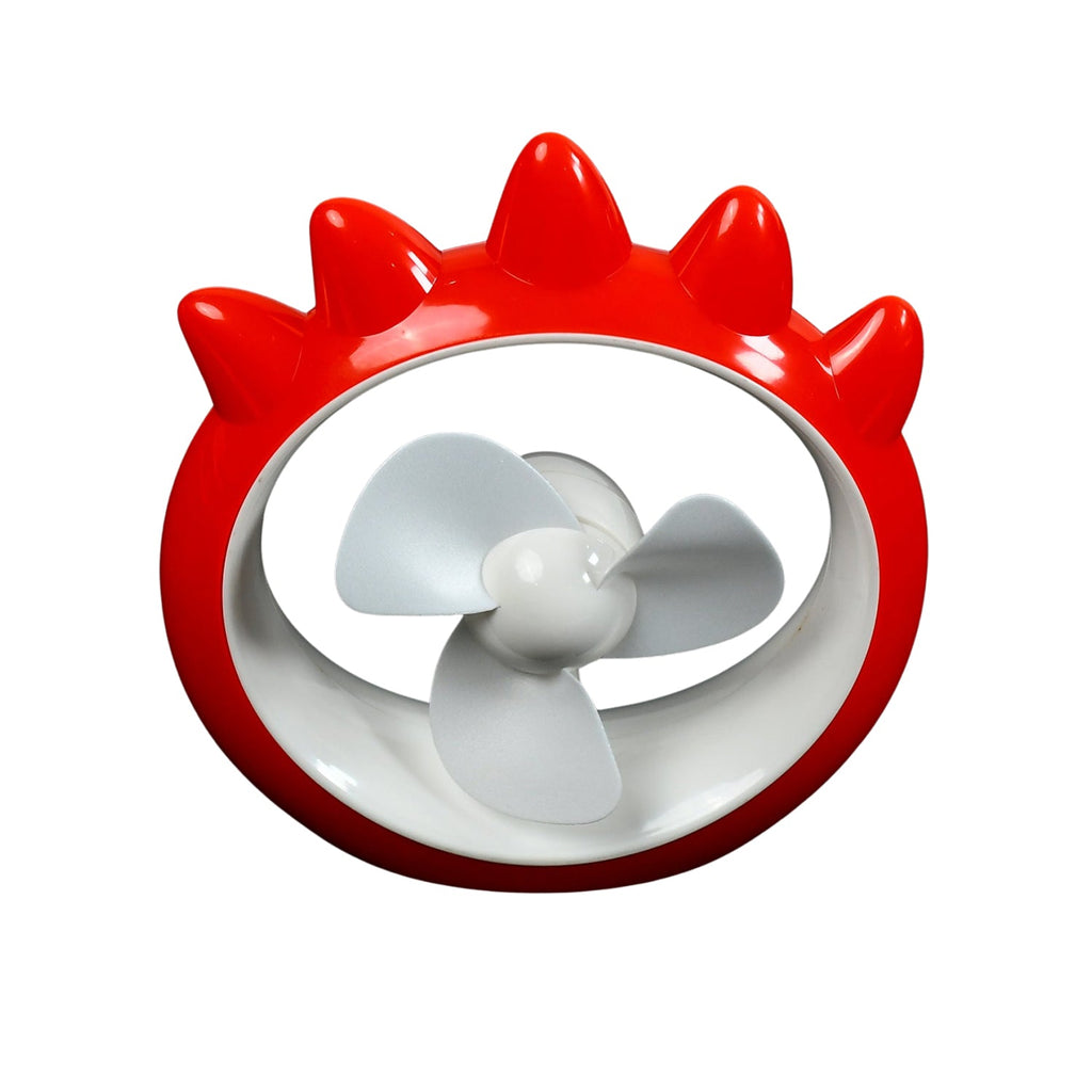 Mini USB Rechargeable Desktop Fan Compact & Quiet Cooling - Back View
