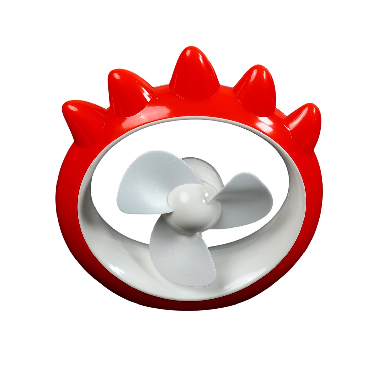 Mini USB Rechargeable Desktop Fan Compact & Quiet Cooling - Back View