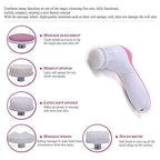 Facial Massager – 5-in-1 Body Cleanser & Exfoliator | VelvaBloom