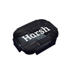 ALVENZA 4 Compartment Lunch Box – Stainless Steel & Transparent | CustomSpot