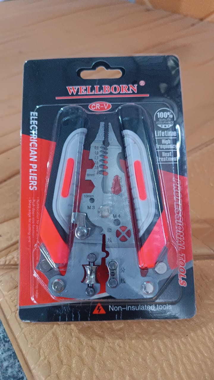 ALVENZA Wire Stripper Pliers 8-in-1 – Ergonomic Soft Grip Multi-Tool