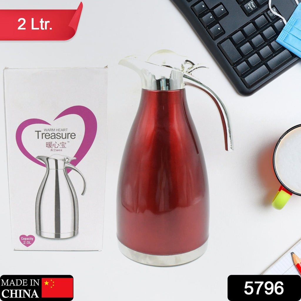 ALVENZA Vacuum Insulated Kettle Jug – 2L Stainless Steel | Bottlart