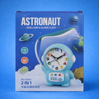 ALVENZA Astronaut Desk Lamp with Alarm Clock – Kid-Friendly Study Light