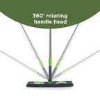 ALVENZA Microfiber Flat Mop – Wet & Dry, 360° Rotating Head | Ganesh