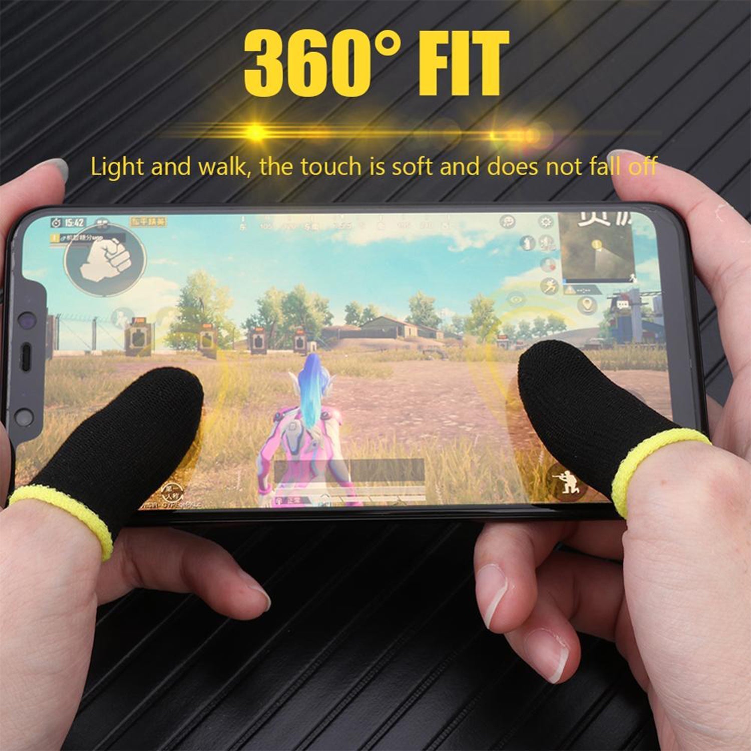 ALVENZA Gaming Finger Sleeves – Anti-Sweat & Enhanced Control | Phonixio