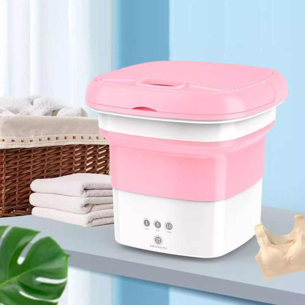 ALVENZA Mini Foldable Washing Machine – Portable Laundry Solution | Indo Glow