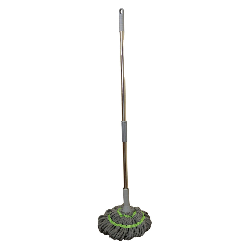 ALVENZA 360° Spin Mop – Adjustable Handle & Microfiber Head for Effortless Cleaning