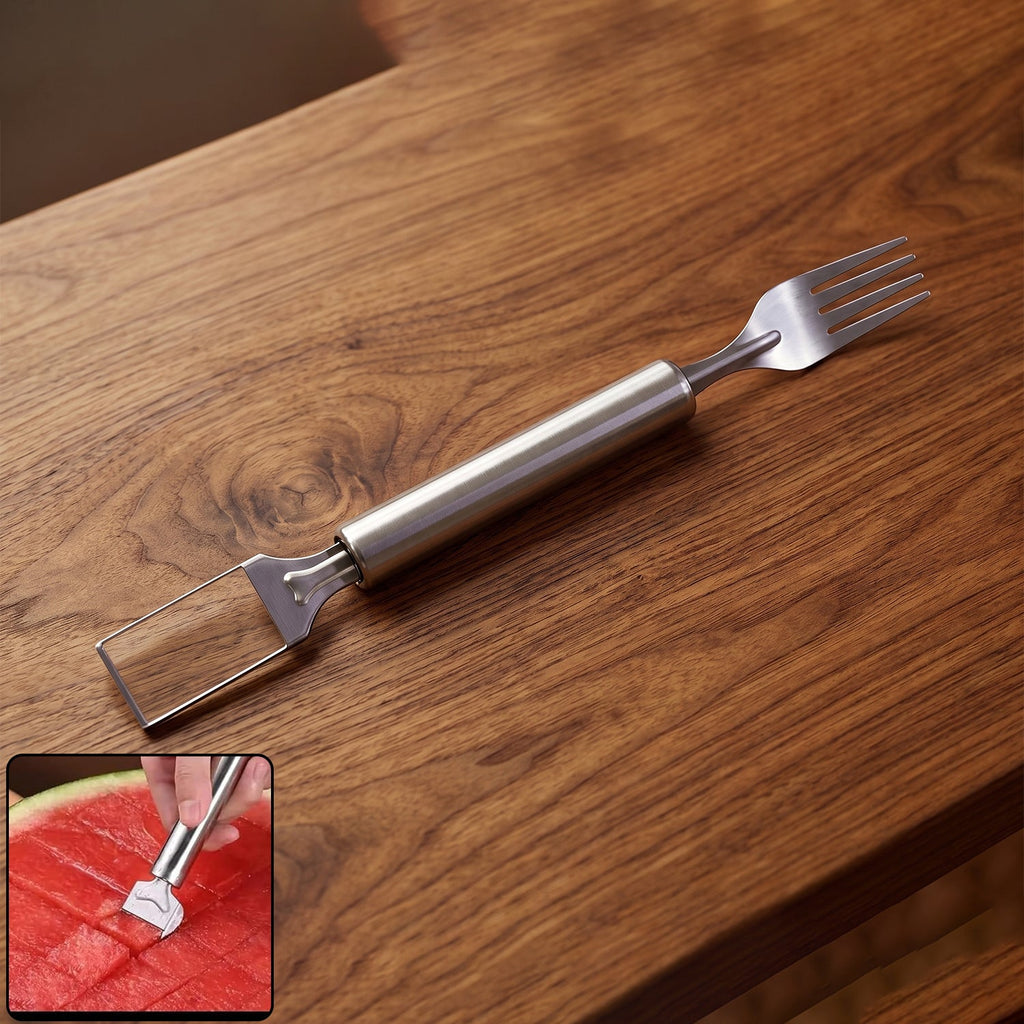 Watermelon Slicer 2-in-1 Cutter & Server for Easy Fruit Prep - Detail View 7