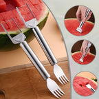 Watermelon Slicer 2-in-1 Cutter & Server for Easy Fruit Prep